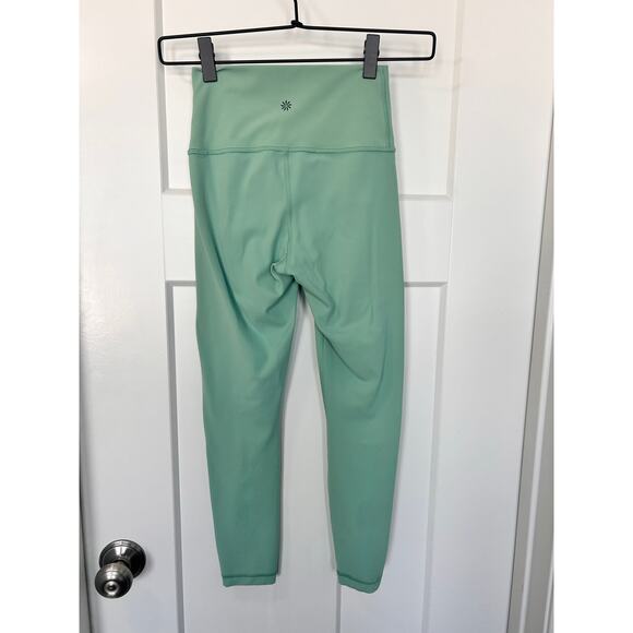 Athleta Women Transcend 7/8 Tight Legging Workout Yoga Stretch Light Green SZ XS - Picture 6 of 11